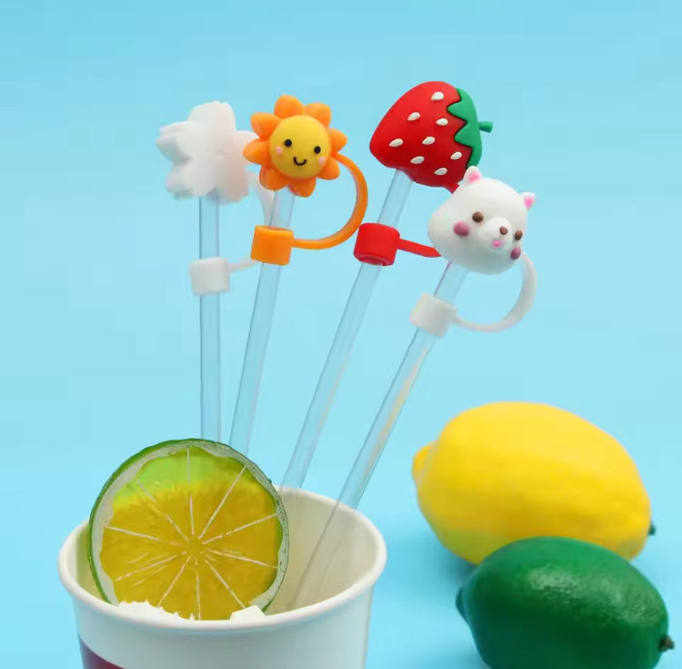 Set Of 3 Silicone Straw Topper, Dust Proof Tumbler Straw Cover, Reusable Straw Tips, Straw Cup Accessories Set Of 3 Silicone Straw Topper, Dust Proof Tumbler Straw Cover, Reusable Straw Tips, Straw Cup Accessories